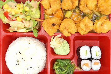 Produktbild Bento-Box mit Tempura Garnelen